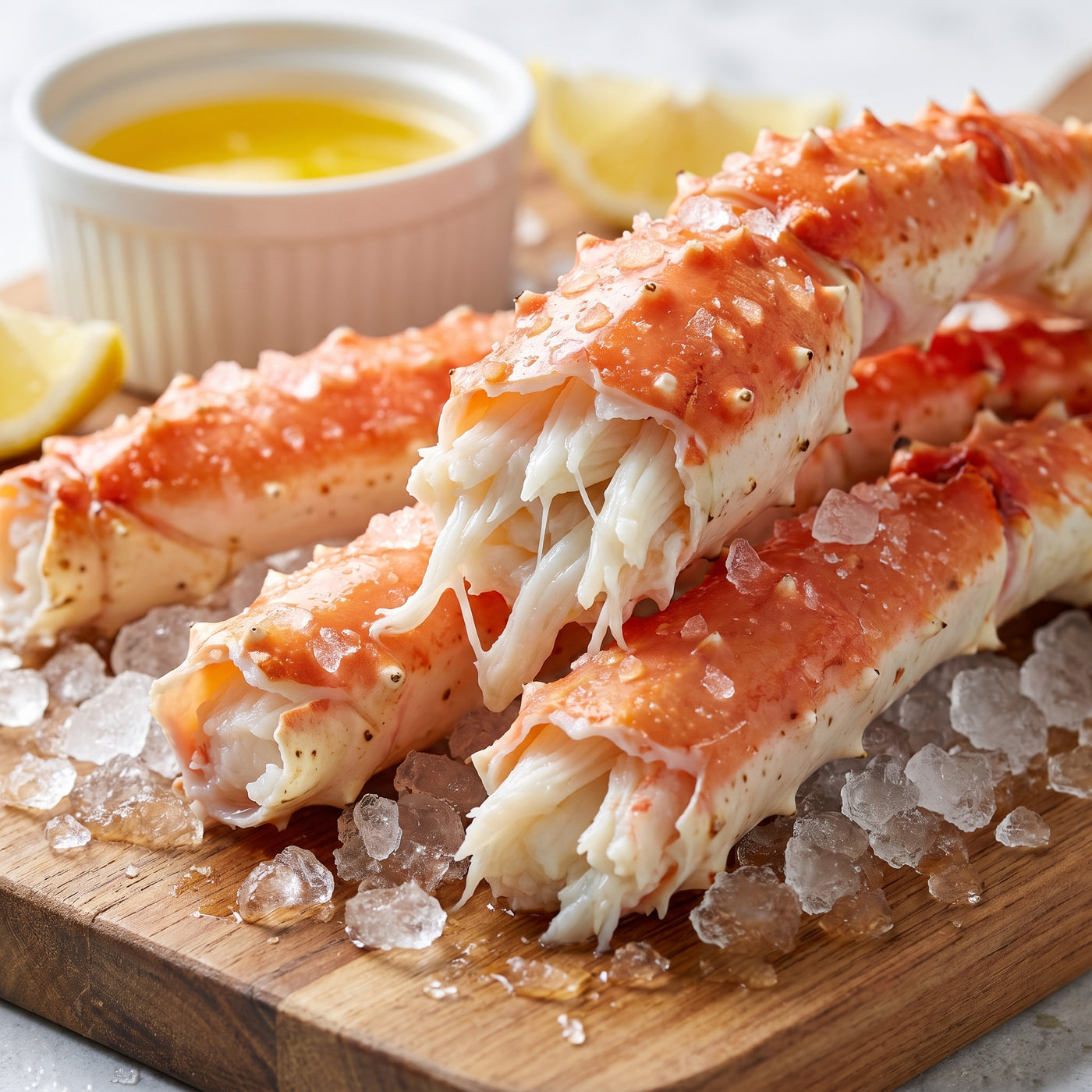 Steakhouse Reserve Grade: Jumbo Alaskan King Crab Clusters - Extra Large, Succulent & Sweet (Limited Catch)