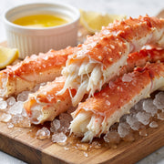 Steakhouse Reserve Grade: Jumbo Alaskan King Crab Clusters - Extra Large, Succulent & Sweet (Limited Catch)