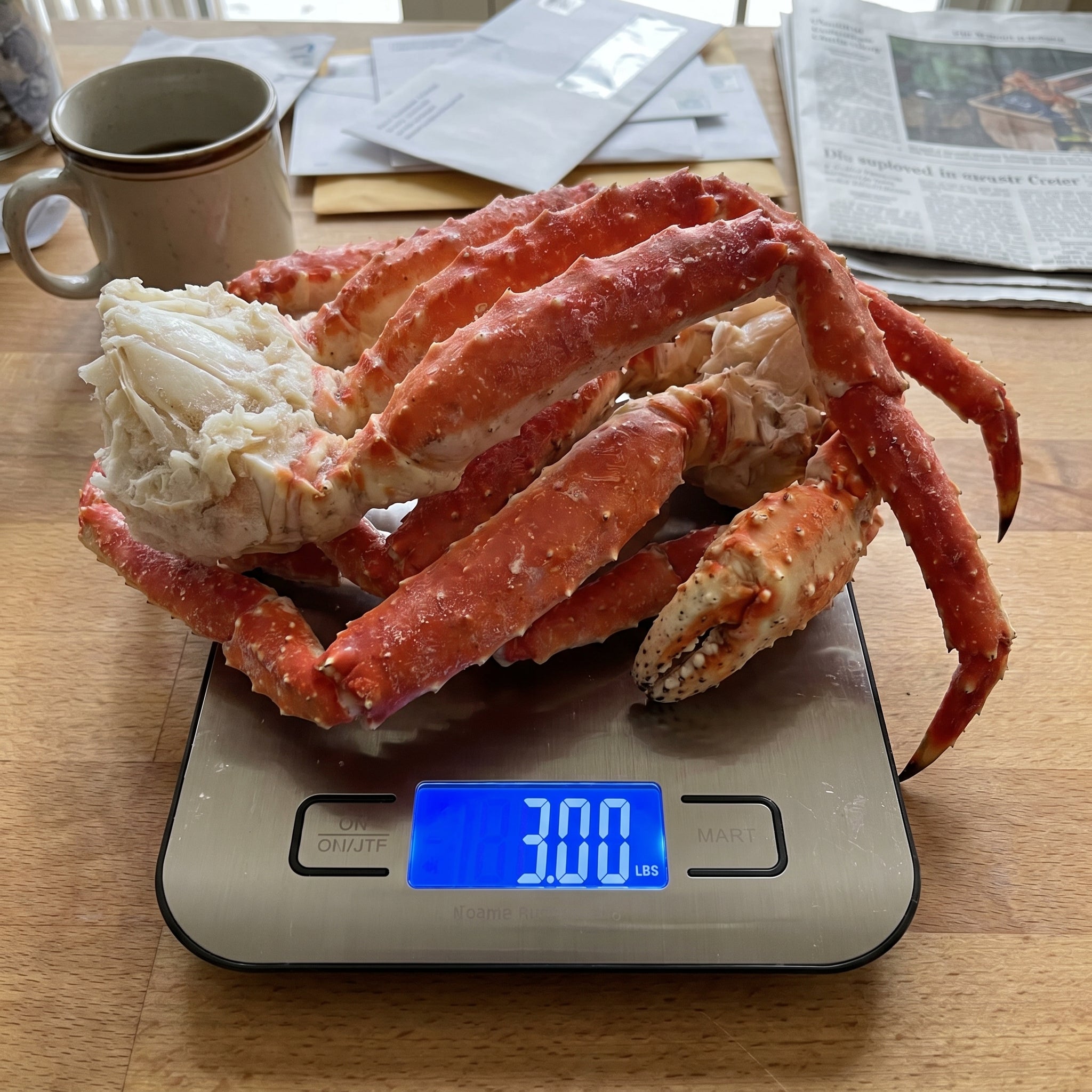 Steakhouse Reserve Grade: Jumbo Alaskan King Crab Clusters - Extra Large, Succulent & Sweet (Limited Catch)